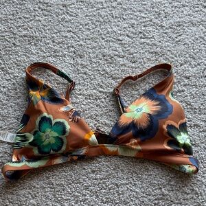 Aerie Floral Bikini Top
